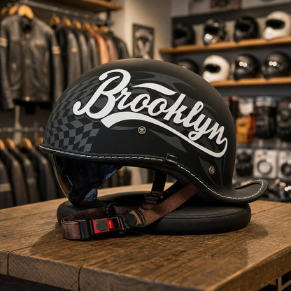 REBELRUST Vintage Cruiser Helmet - Brooklyn