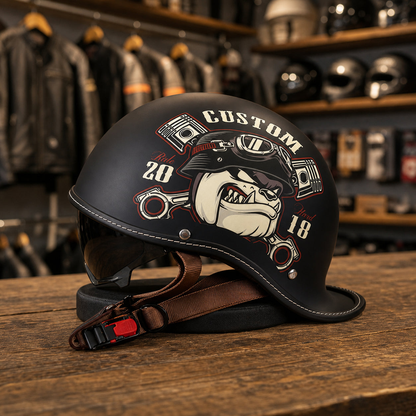 REBELRUST Vintage Cruiser Helmet - Custom