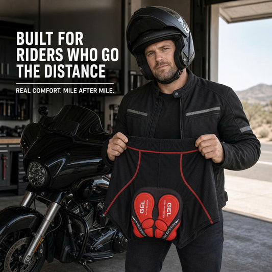 REBELRUST Pro-Tour Motorcycle Padded Shorts