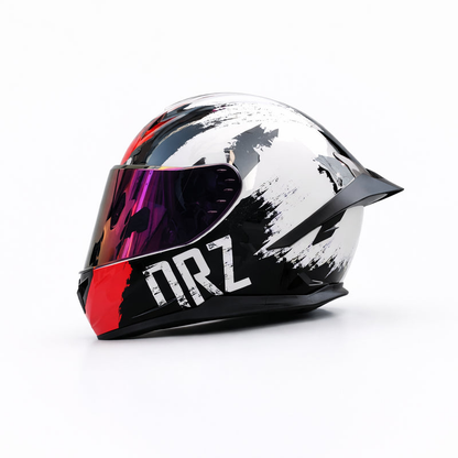 REBELRUST X-Pro Full Face Helmet - Storm Racer, Purple Lens