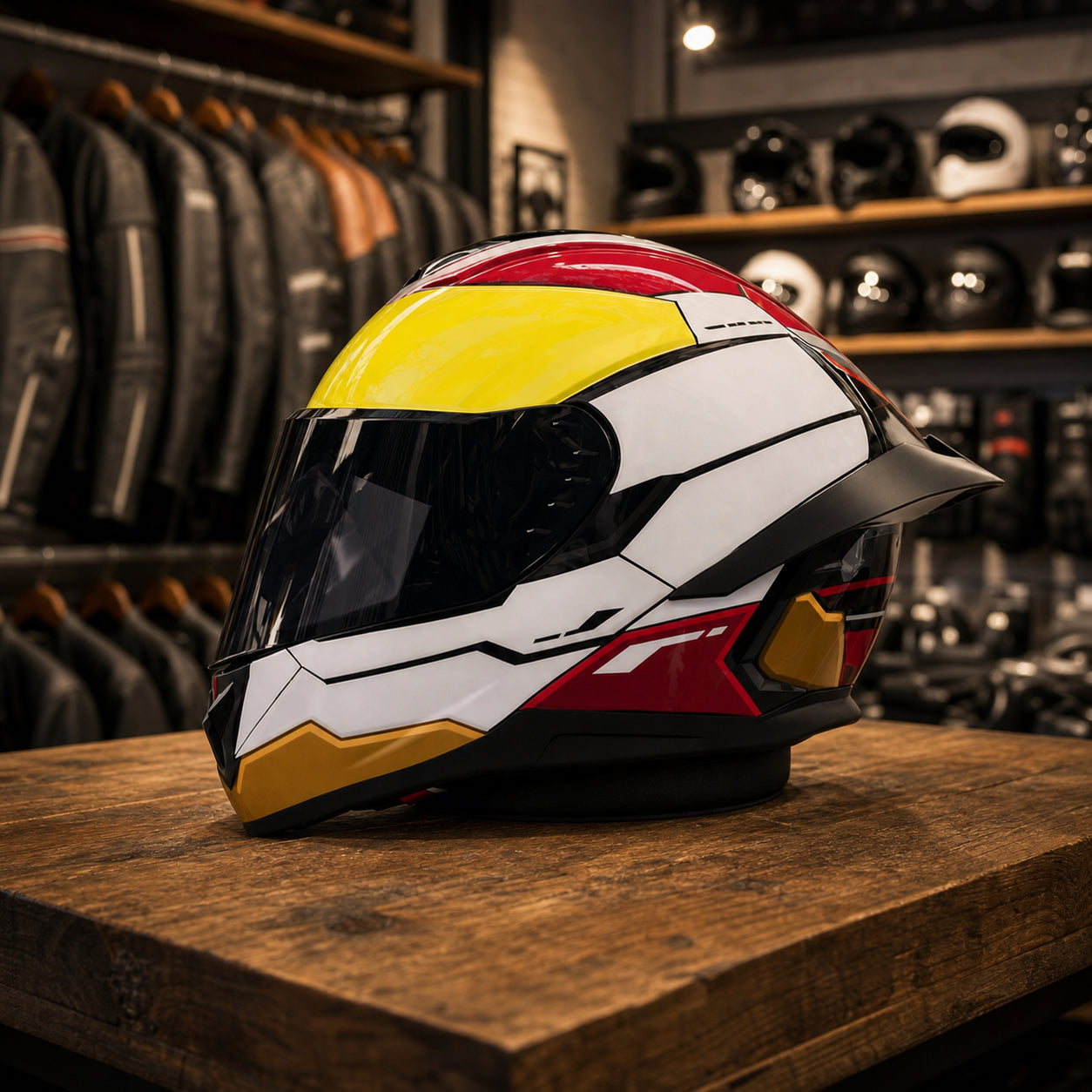 REBELRUST X-Pro Full Face Helmet - Apex Racer Pro, Black Lens