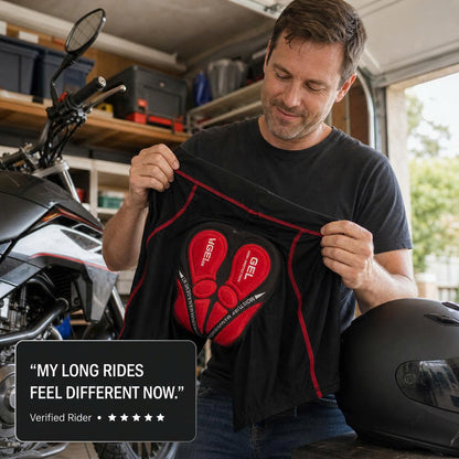 REBELRUST Pro-Tour Motorcycle Padded Shorts