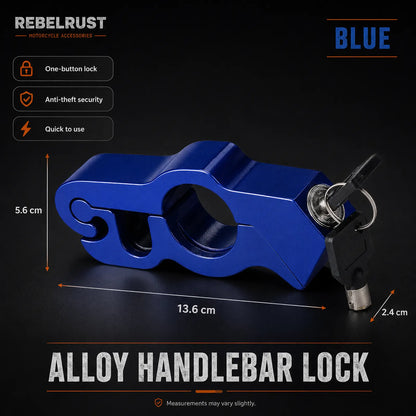 REBELRUST - Anti-Theft Grip Lock for Motorcycles