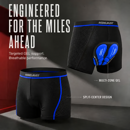 REBELRUST Pro-Tour Motorcycle Padded Shorts