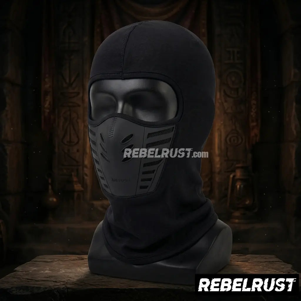 REBELRUST - Anti-Fog Thermal Balaclava - Black