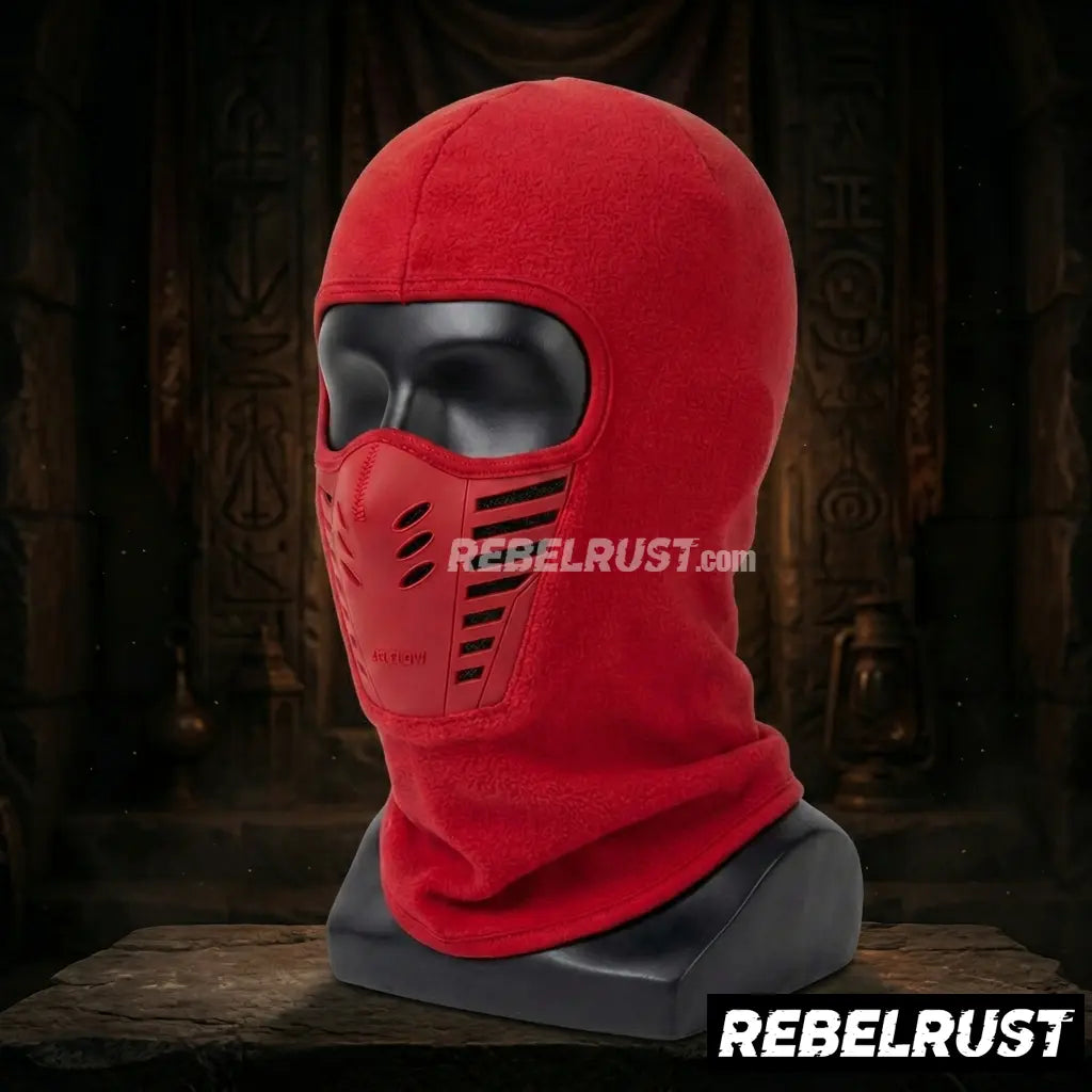 REBELRUST - Anti-Fog Thermal Balaclava - Red
