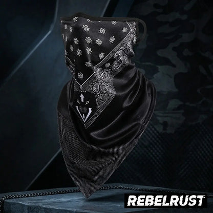 REBELRUST - Biker Riding Neck Gaiter Bandana Mask