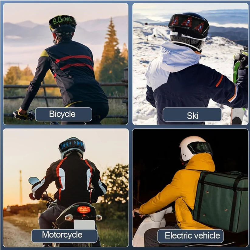 REBELRUST Programmable LED Motorcycle Helmet Display - app control interface