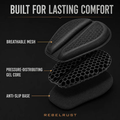 REBELRUST Long Distance Seat Cushion