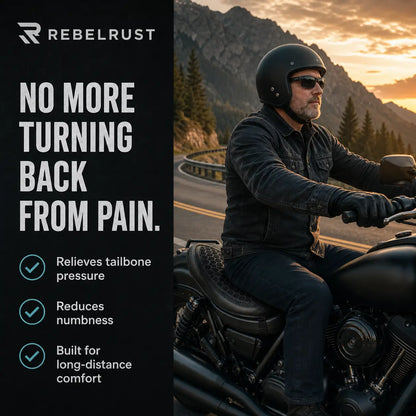 REBELRUST Long Distance Seat Cushion
