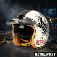 Gebrochenweißer Totenkopf