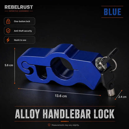 REBELRUST - Anti-Theft Grip Lock for Motorcycles